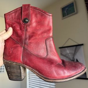 FRYE Heeled Western Bootie